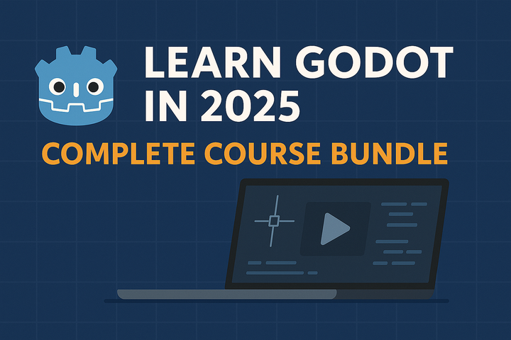 Kickstart your journey into game development with Humble Bundle's  complete Godot 2025 course collection